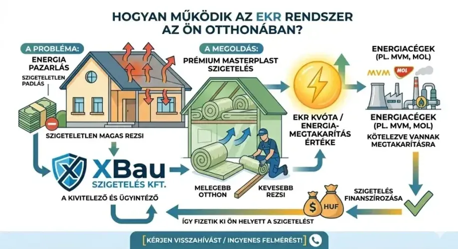 Mi az az EKR program, és hogyan lesz belőle ingyenes padlásszigetelés?
