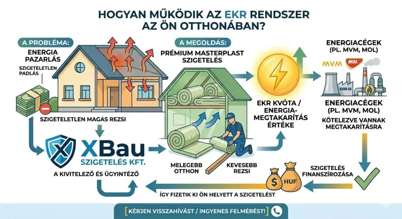 Ingyen szigetelés? Nem átverés, hanem az EKR! Így újíthatja fel padlásfödémét költségek nélkül